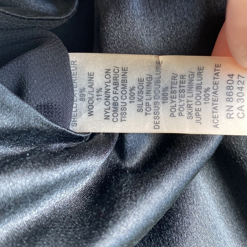 MAGASCHONI Collection Black Dress Silk - Picture 10 of 12